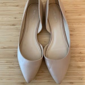Nine West nude flats